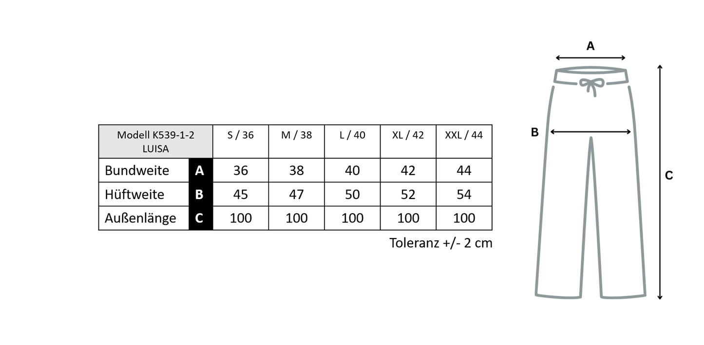 LUISA Damenhose in Weiß